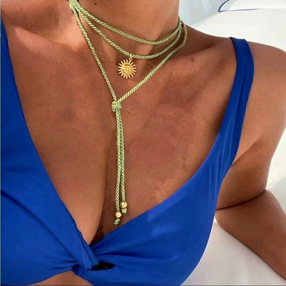 boho  sun necklace  S610